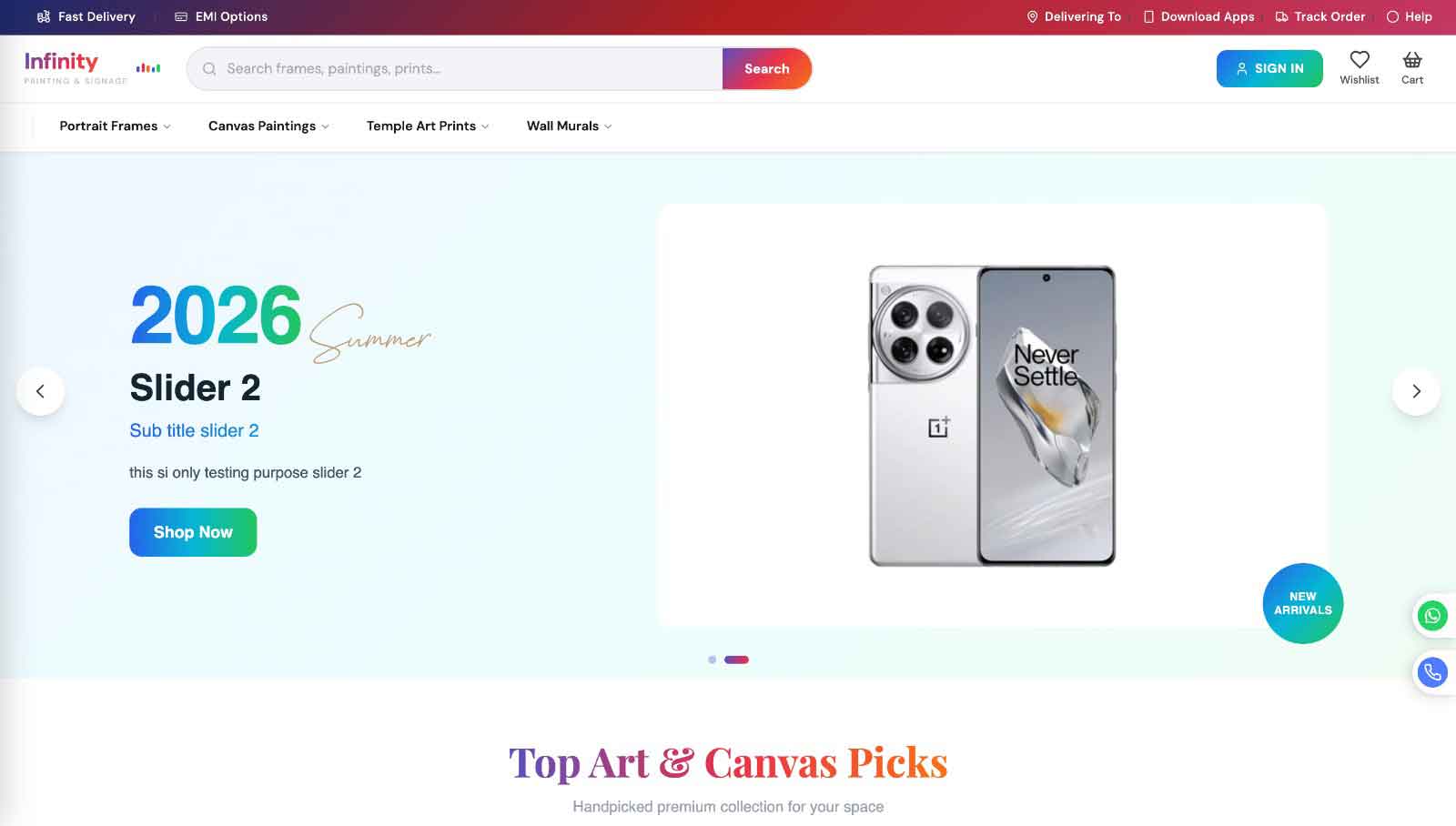 E-Commerce Website